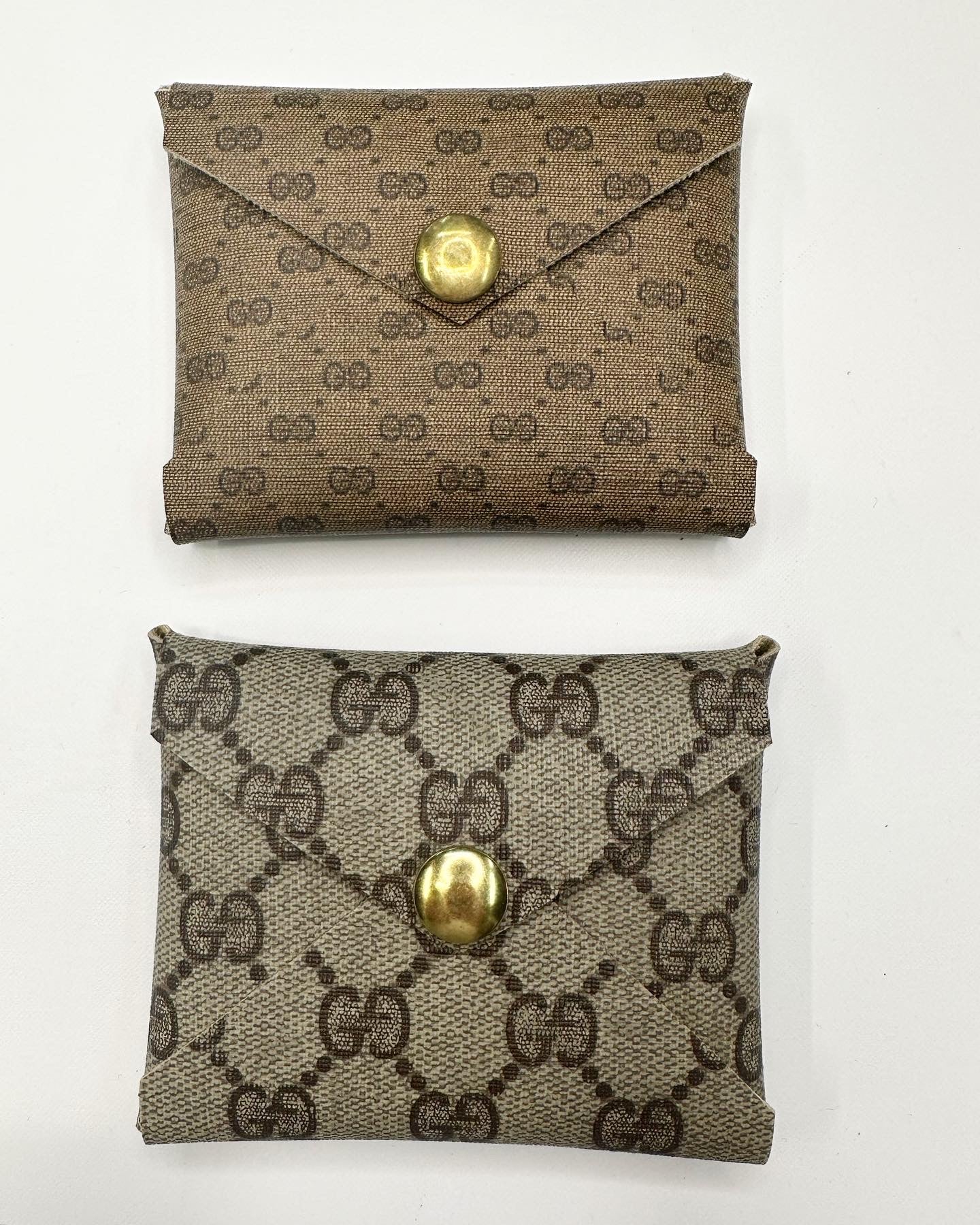 Upcycled hand painted pouch