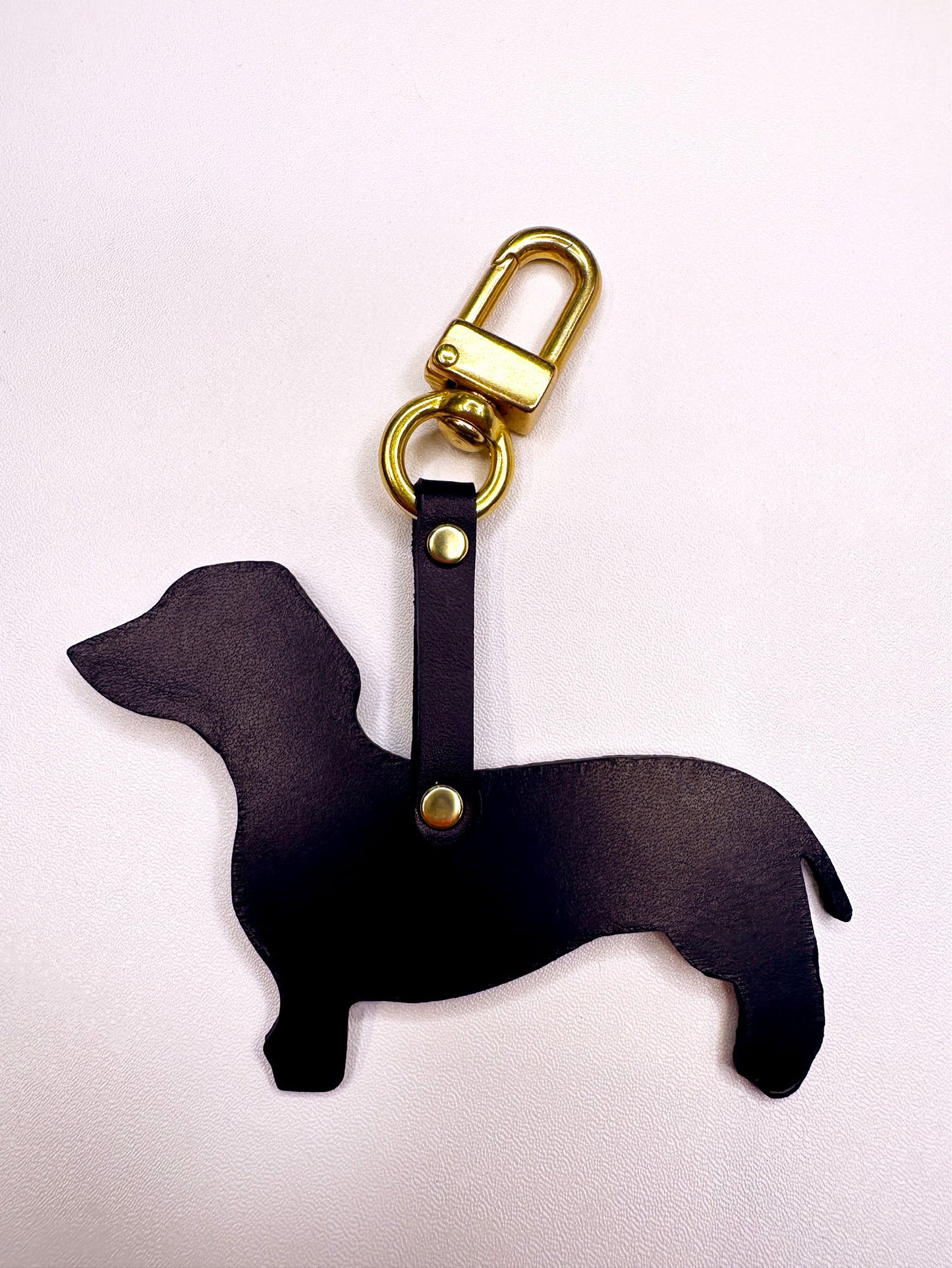 Dachshund keychain or bag charm