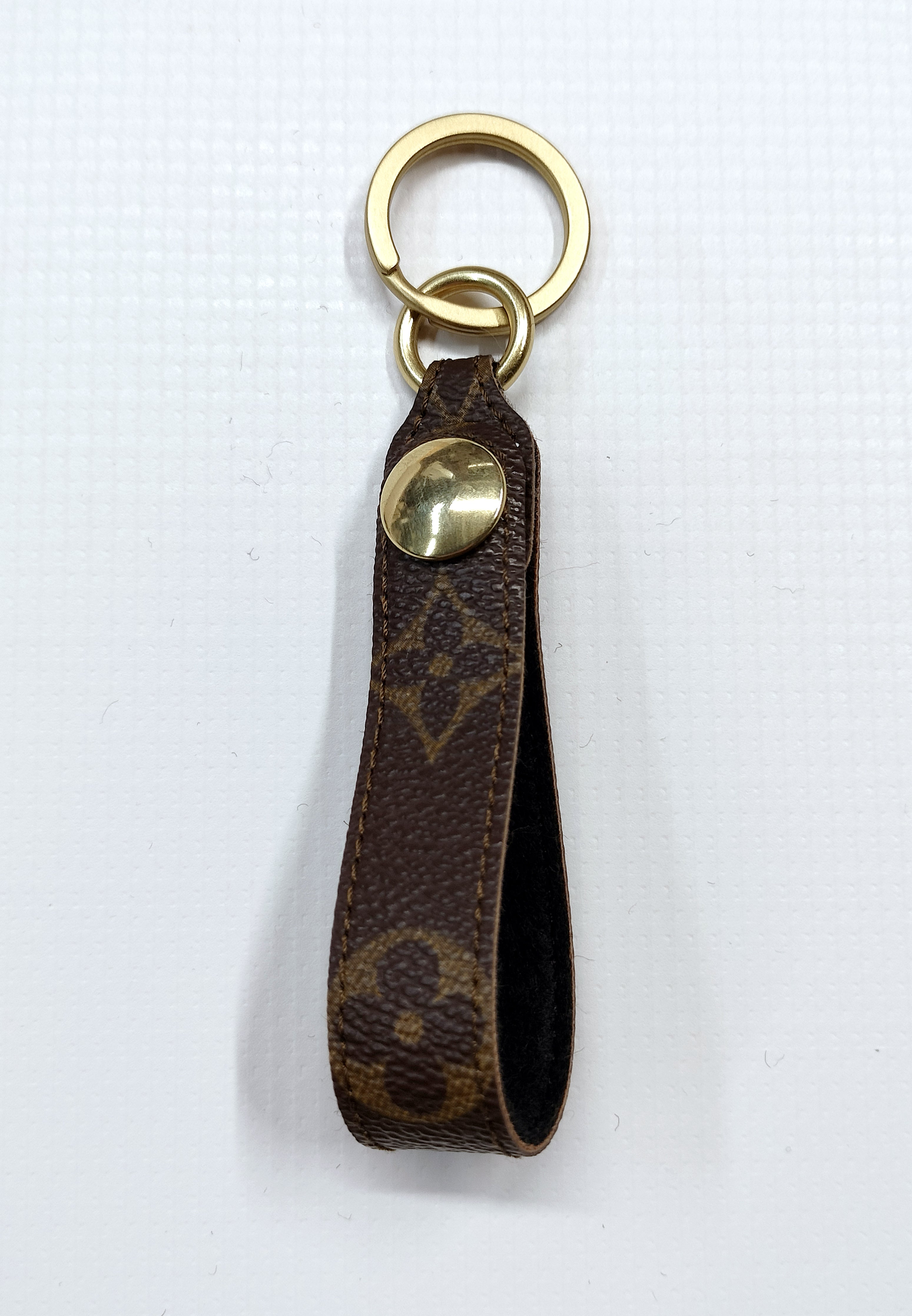 Upcycled Louis Vuitton Keychain Repurposed LV Authentic LV