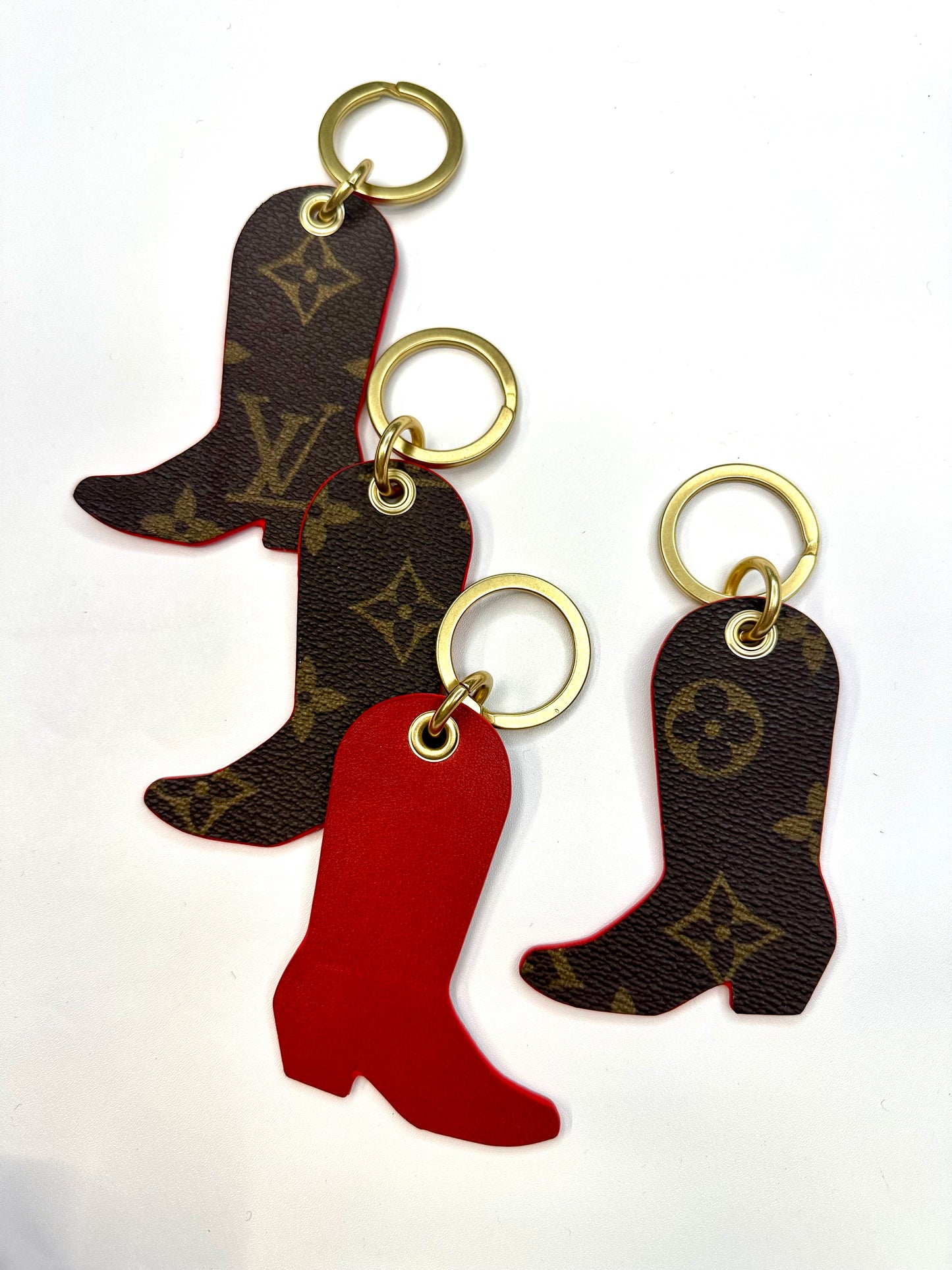 Cowboy boot keychain