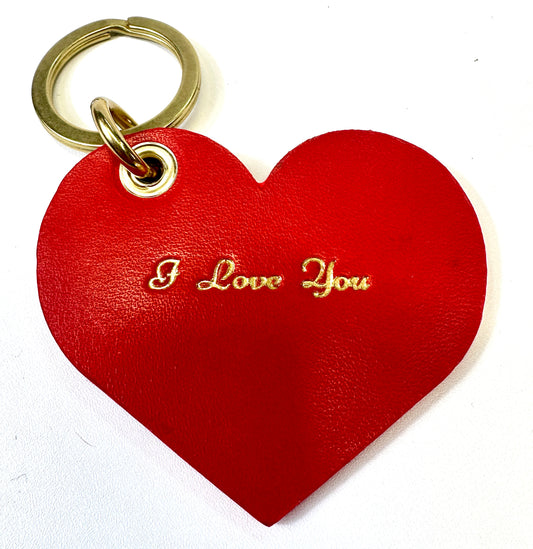 Custom heart keychain