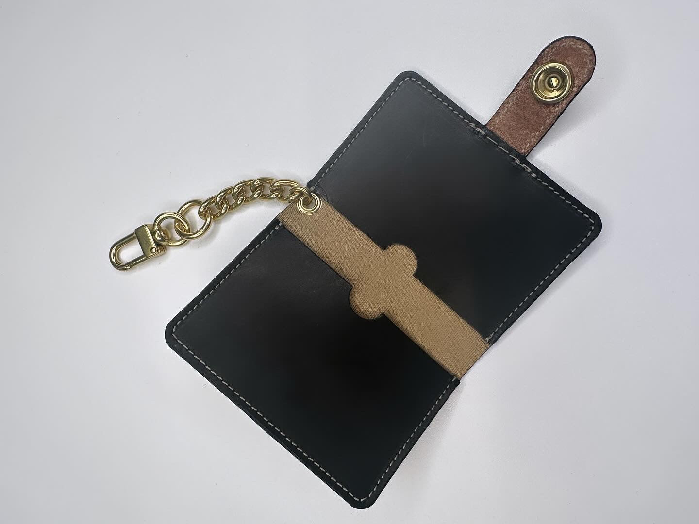 Upcycled Gucci wallet with chain