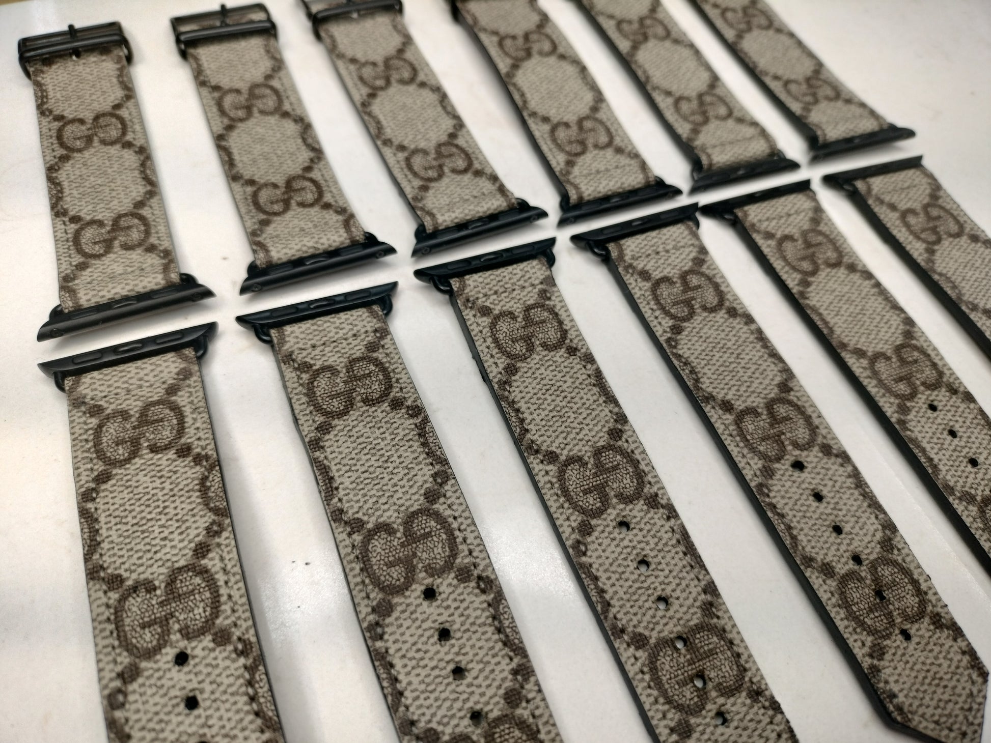 Upcycled Gucci & Louis Vuitton Apple Watch bands & Samsung Galaxy