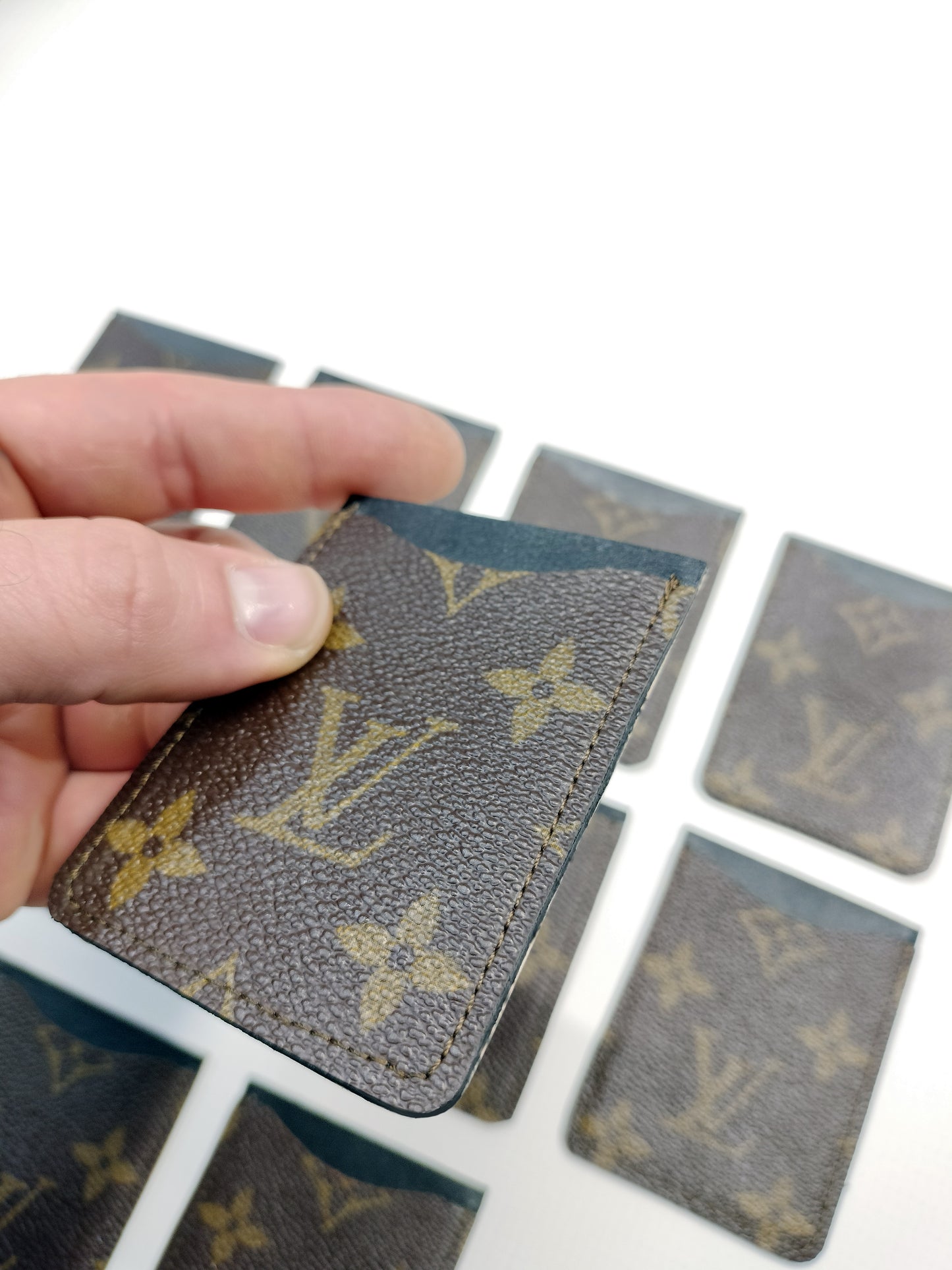 Upcycled LV Cellphone Cardholder