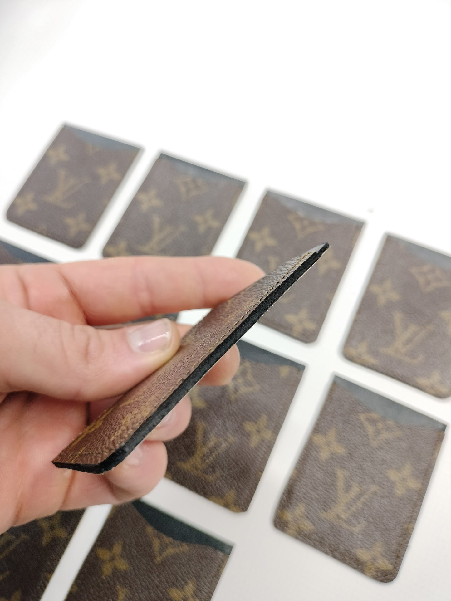 Upcycled LV Cellphone Cardholder